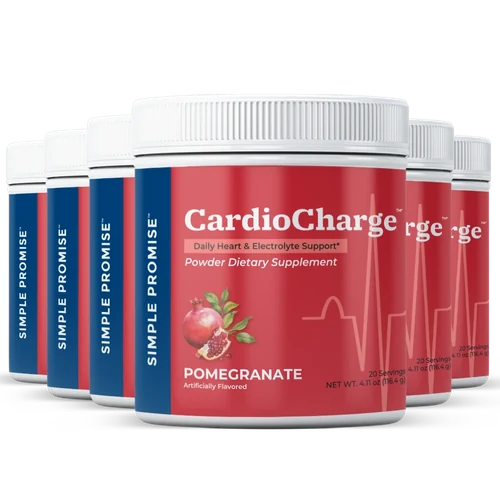 CardioCharge six-tub heart wellness bundle